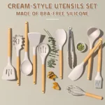 Umite Chef Kitchen Cooking Utensils Set, 33 pcs Non-Stick Silicone Cooking Kitchen