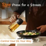 TrendPlain 16oz/470ml Olive Oil Sprayer for Cooking - 2 in 1 Olive Oil Dispenser